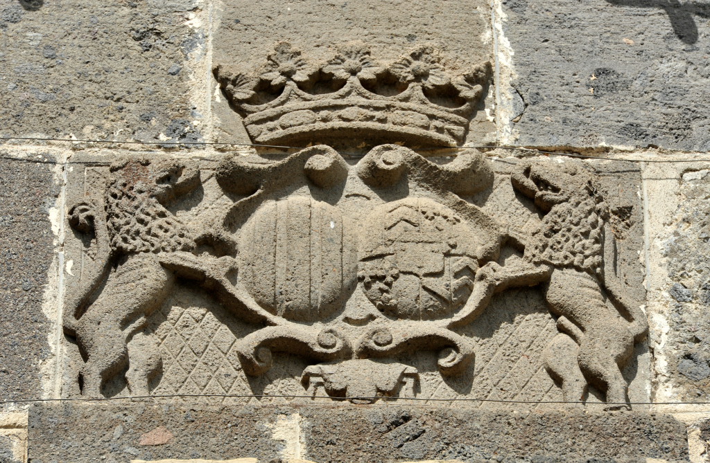 armorial of Lignerac, second builder of St-Chamand